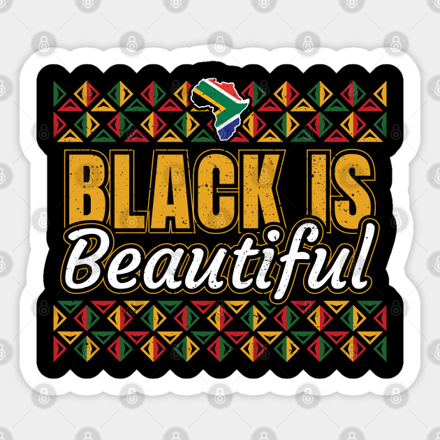 Black History Black is Beautiful and I'm the Proof Sticker by aneisha